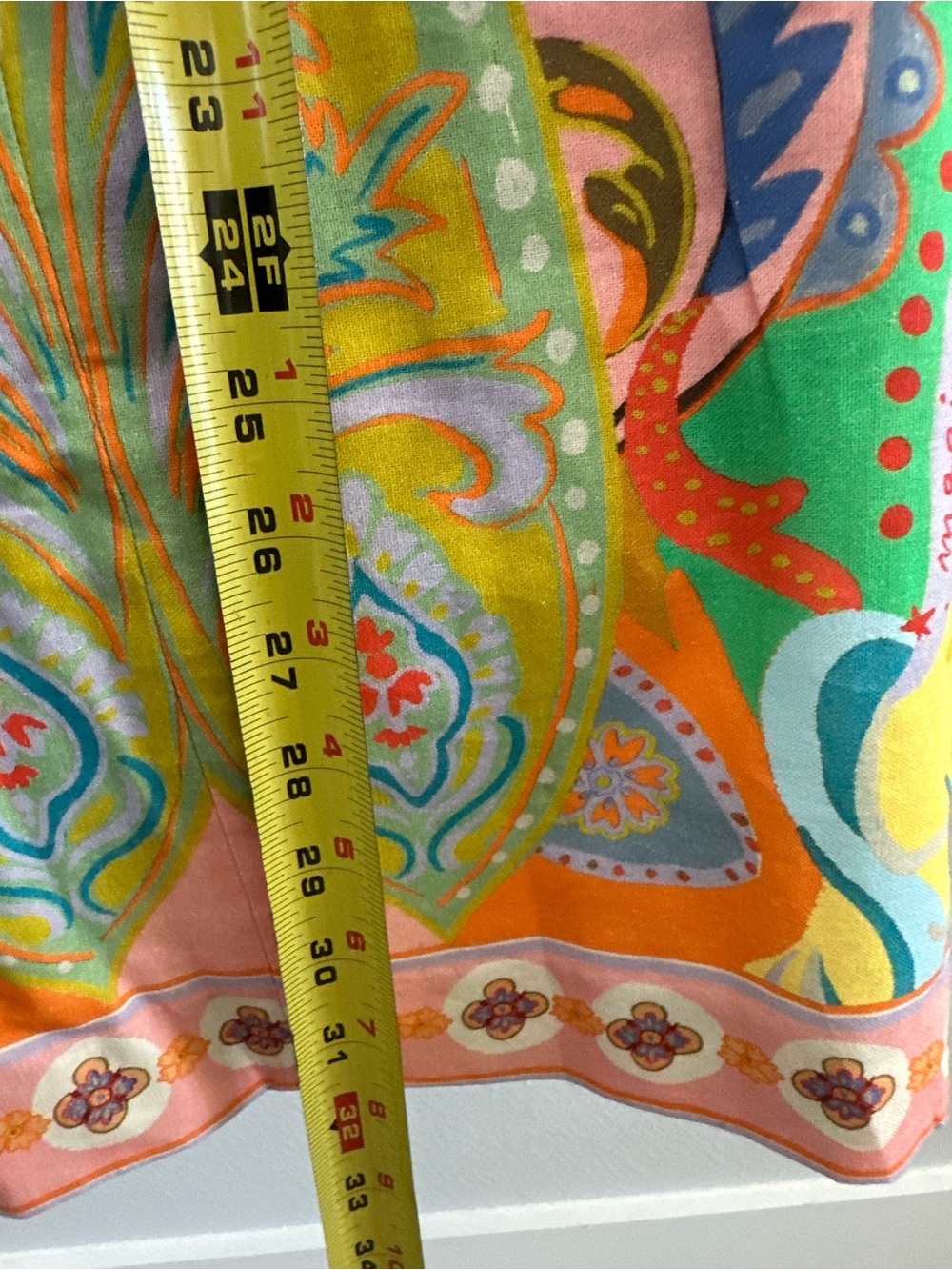 NWT Antonio Melani Paisley Square-Neck Mini Dress in Multicolor - Picture 6 of 10
